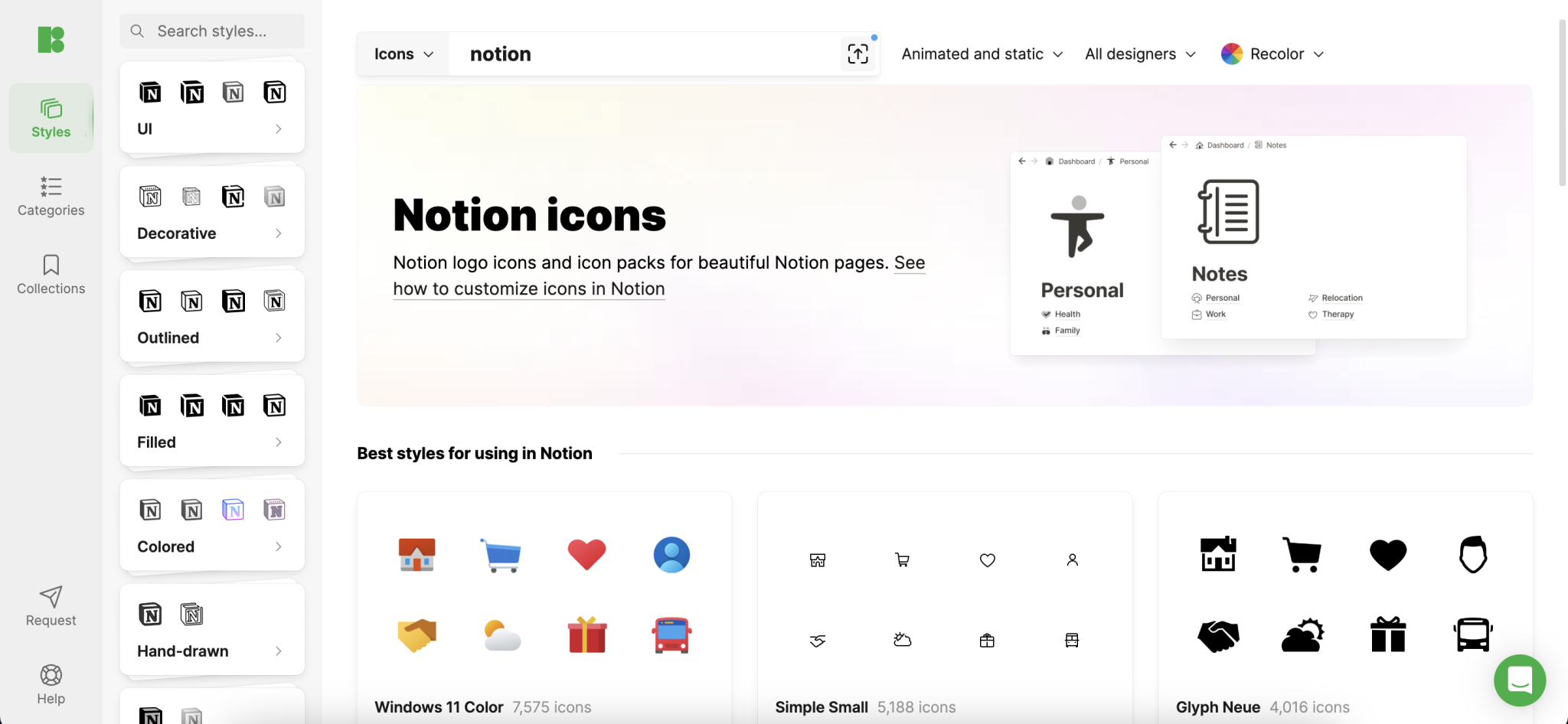 Notion Icons and Favicon Customization